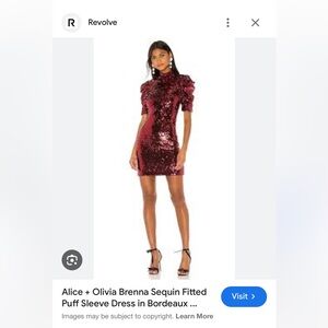 Alice and Olivia dress worn once. Incredible condition.